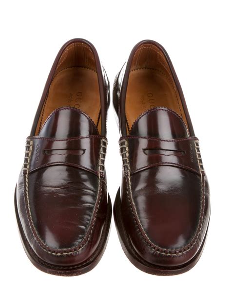 penny loafers gucci|Gucci penny loafers men's.